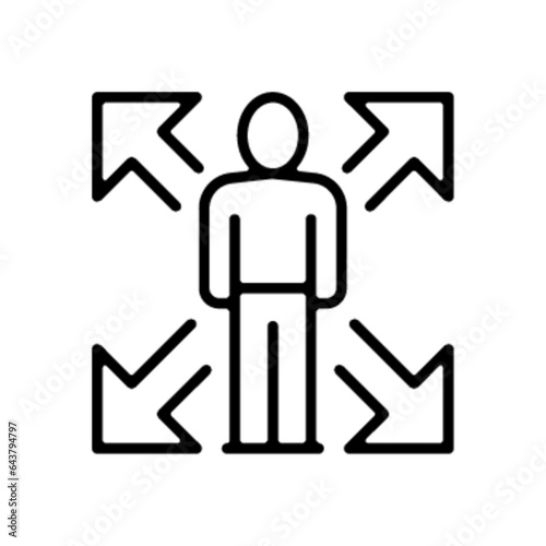 Picto pictogramme symbole profil cv
