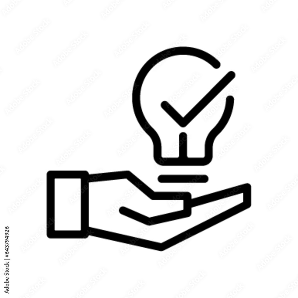 Pictogramme icones et logo idee travail gras Stock Vector | Adobe Stock