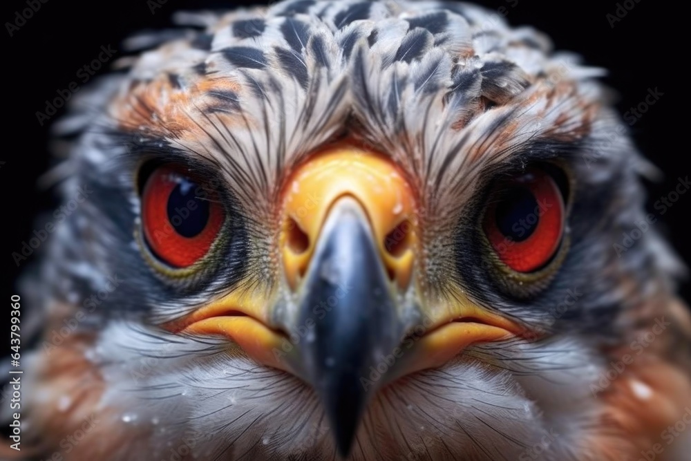 close-up of a falcons intense gaze close-up of a falcons intense gaze