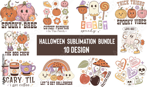Halloween Sublimation Design Bundle