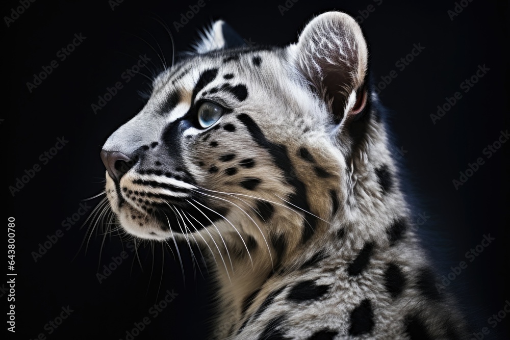 a cat with leopard spots airbrushed onto its fur a cat with leopard spots airbrushed onto its fur