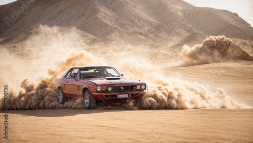 High-Speed Thrills Through the Desert Landscape