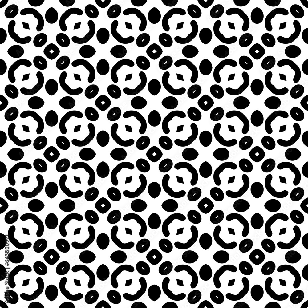 White background with black pattern. Seamless texture for fashion, textile design, on wall paper, wrapping paper, fabrics and home decor. Simple repeat pattern. White background with black pattern. Seamless texture for fashion, textile design, on wall paper, wrapping paper, fabrics and home decor. Simple repeat pattern.