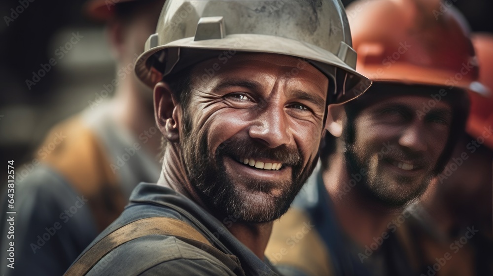 Portrait of a male industrial worker Portrait of a male industrial worker