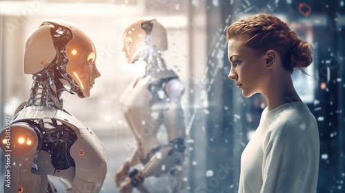 Collaboration between humans and robots, the concept of artificial intelligence