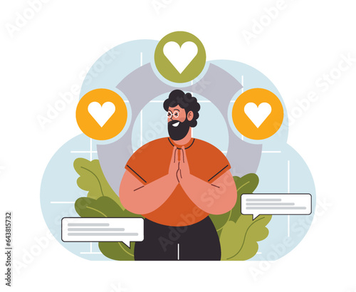 Modern wellbeing practice. Slow, mindful and sustainable living. Urban