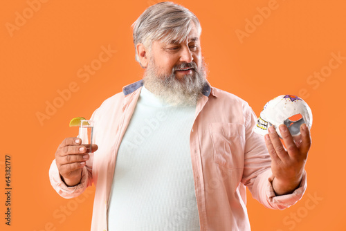 Portrait of senior man with...