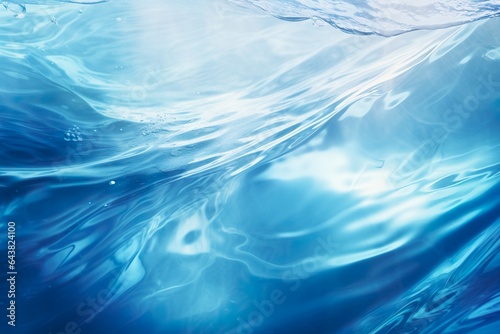 Abstract Water Wave Background  Captivating and Tranquil   Generative AI