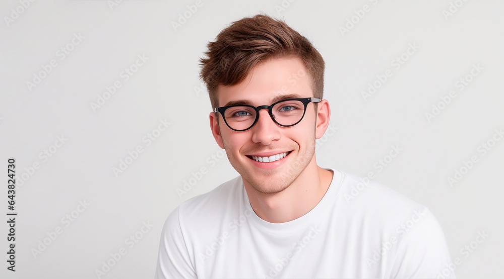 Portrait of a man with glasses Portrait of a man with glasses