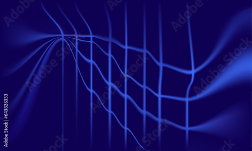 black blue abstract background. grid fence abstract  view