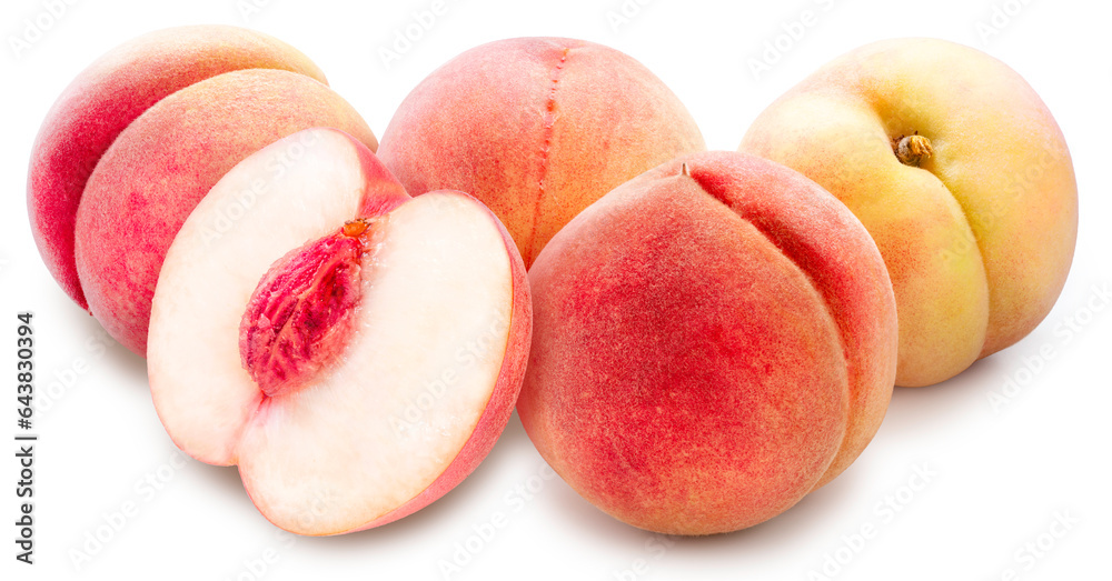 Peach fruit isolated on white background, Fresh Peach on White Background With clipping path. Peach fruit isolated on white background, Fresh Peach on White Background With clipping path.