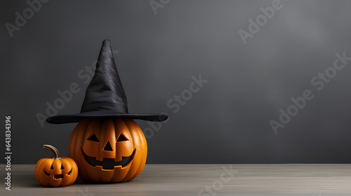 Halloween celebration. Perfect for banner or advertising. Generative AI model, no place, person or character ever existed.
