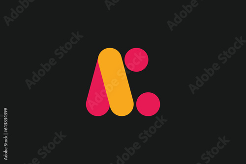  letter m logo design with for initial your business