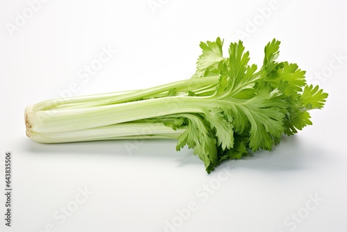 Cut fresh celery sticks, health concept