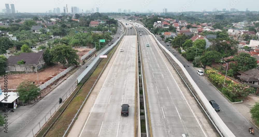 vehicle crossing on the highway vehicle crossing on the highway