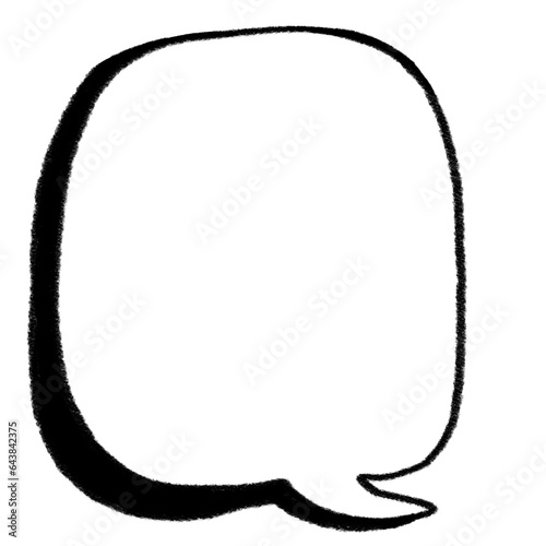 Speech bubble, Hand Drawn