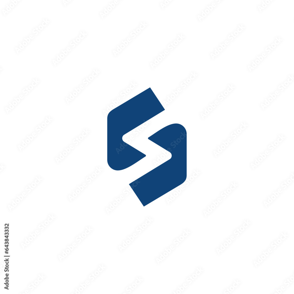 SS, abstract letters logo monogram SS, abstract letters logo monogram