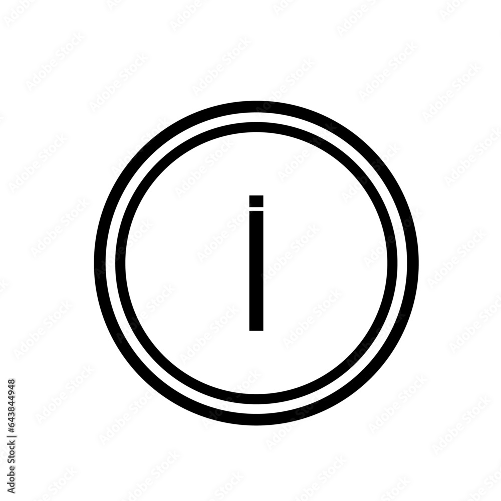 Info icon vector illustration Info icon vector illustration