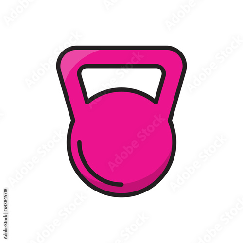 Kettle Bell icon vector design templates simple and modern