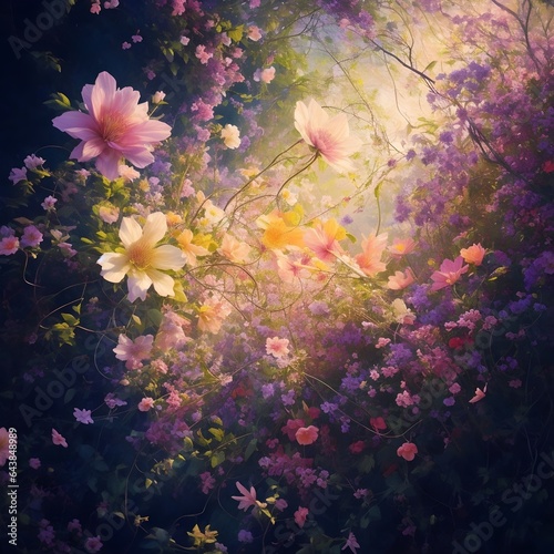 Floral Abstract Art © Ushan