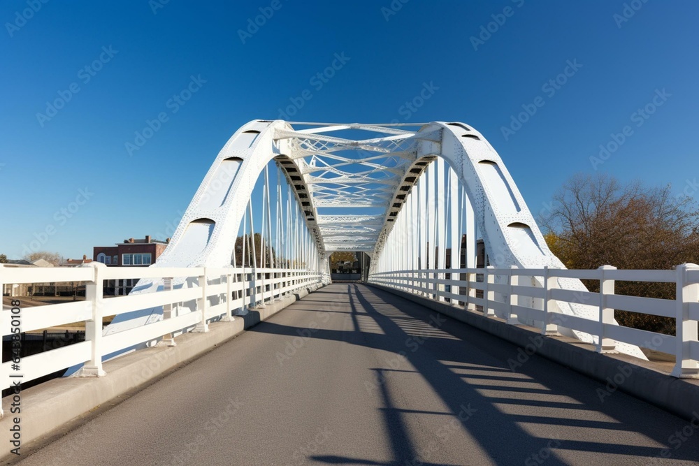 The iconic Edmund Pettus Bridge, where MLK led the historic Civil Rights march from Selma to Montgomery. Generative AI