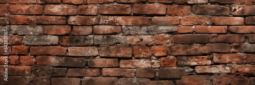 Ancient Brick Creative Abstract Photorealistic Texture. Screen Wallpaper. Digiral Art. Abstract Bright Surface Background. Ai Generated Vibrant Texture Pattern.