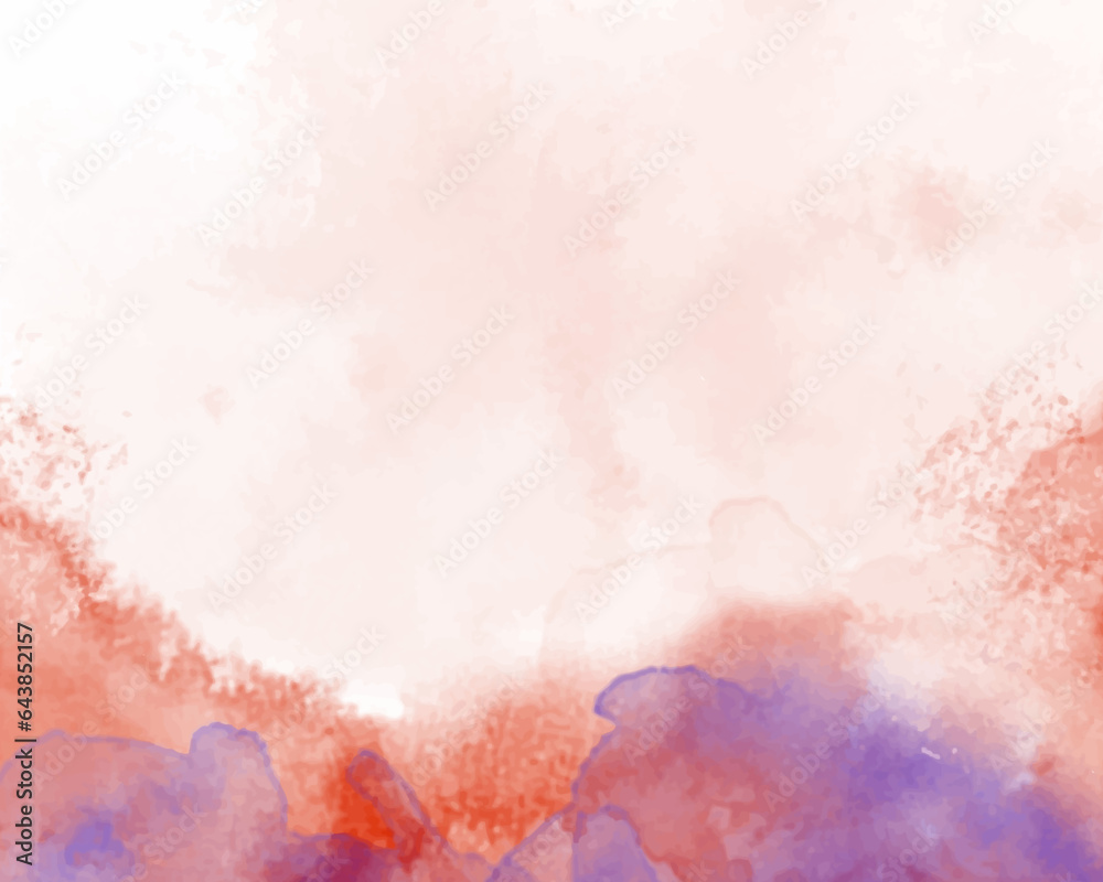 Fototapeta premium Abstract splashed watercolor background. Design for your cover, date, postcard, banner, logo.