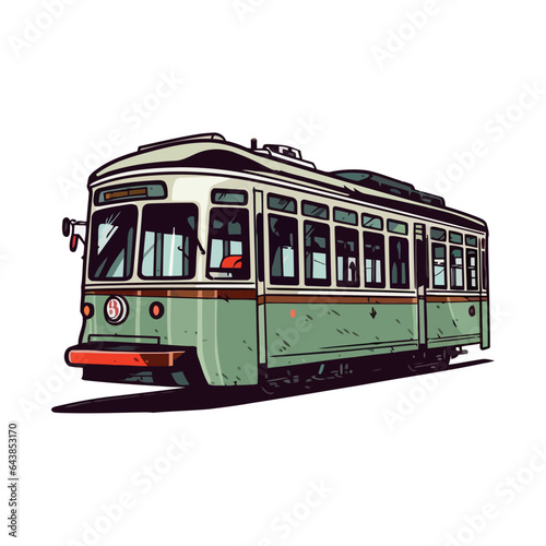 tour bus illustration