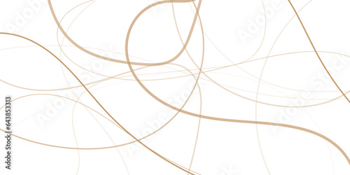 Seamless pattern with abstract lines. Abstract background with gold waves. Luxury paper cut background, golden pattern, halftone gradients, cover template, geometric shapes, modern minimal banner.