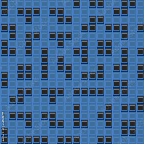 simple tetris block puzzle on a blue background