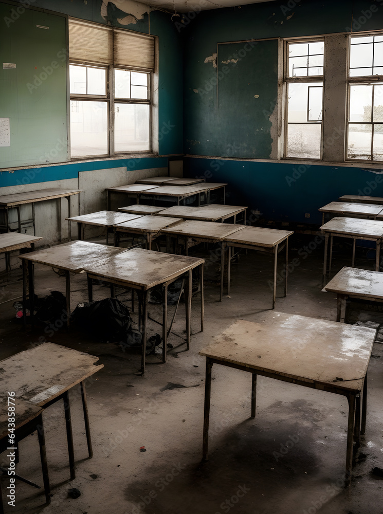 abandoned school in poverty abandoned school in poverty
