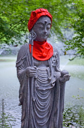 Benzaiten Jizoson and Fountain in Inokashira Onshi Park, Musashino, Tokyo,Tokyo,Japan photo