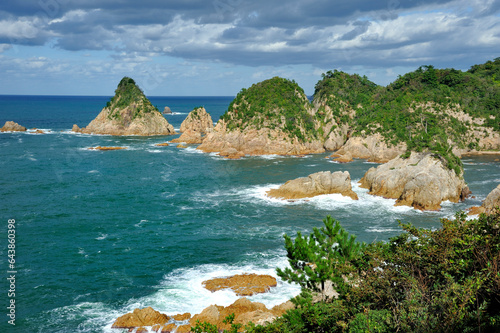 Tomiura Kaigan coast, Japan,Tottori Prefecture,Iwami province,Iwami town photo