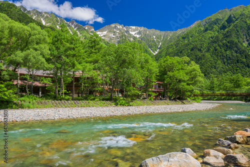 Kappa Bridge, Kamikochi??, Japan,Nagano Prefecture,Matsumoto, Nagano