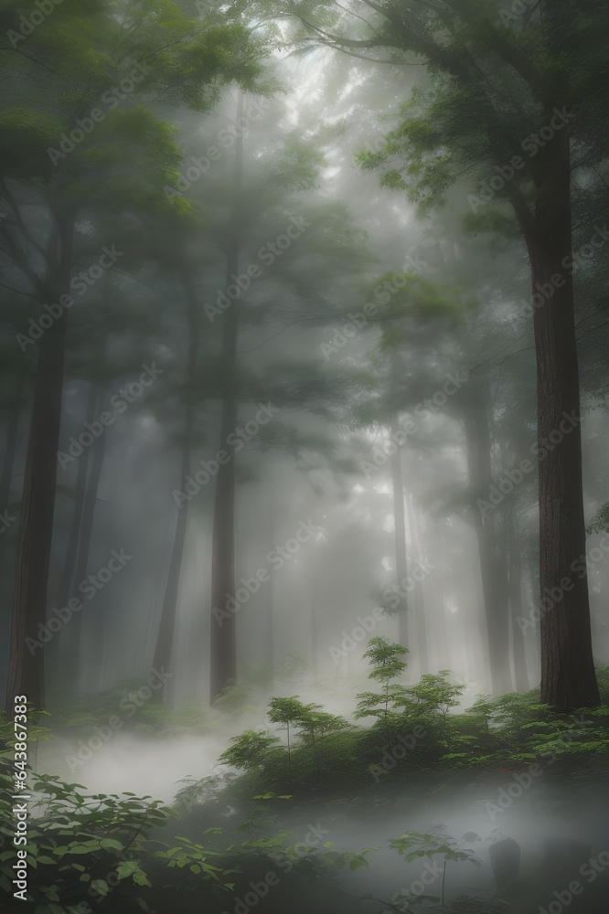 Fototapeta premium Mystical Enigma (Generative AI)