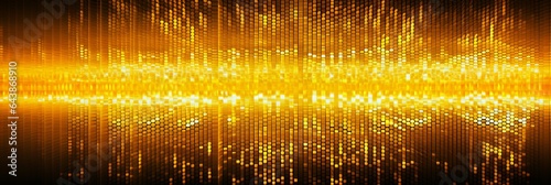Yellow LED Creative Abstract Photorealistic Texture. Screen Wallpaper. Digiral Art. Abstract Bright Surface Background. Ai Generated Vibrant Texture Pattern.