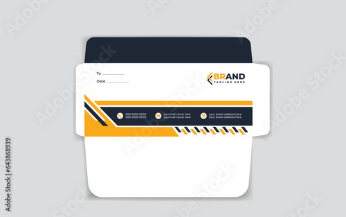 unique business envelope design template