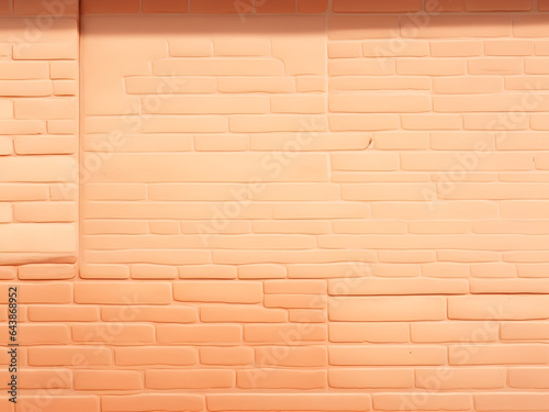 Brick wall textured background generated ai
