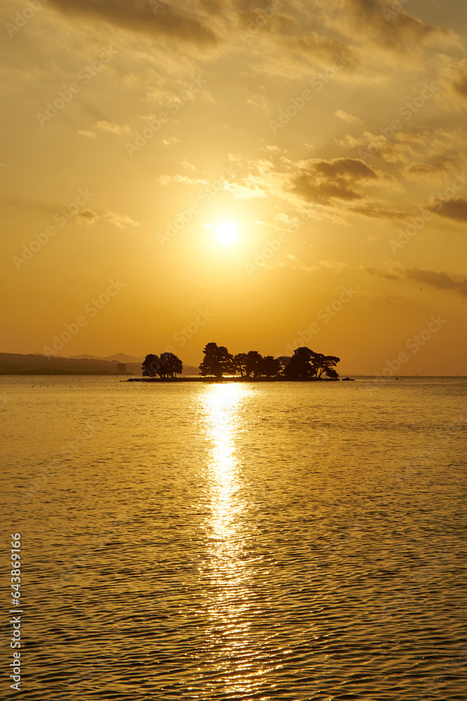 Lake Shinji sunset, Japan,Shimane Prefecture,Matsue, Shimane Lake Shinji sunset, Japan,Shimane Prefecture,Matsue, Shimane