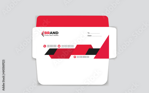 unique business envelope design template
