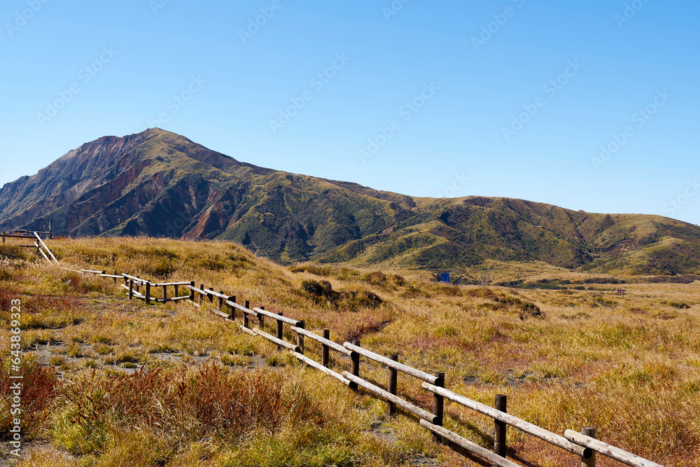 Scenery of Aso, Japan,Kumamoto prefecture,Aso city Scenery of Aso, Japan,Kumamoto prefecture,Aso city