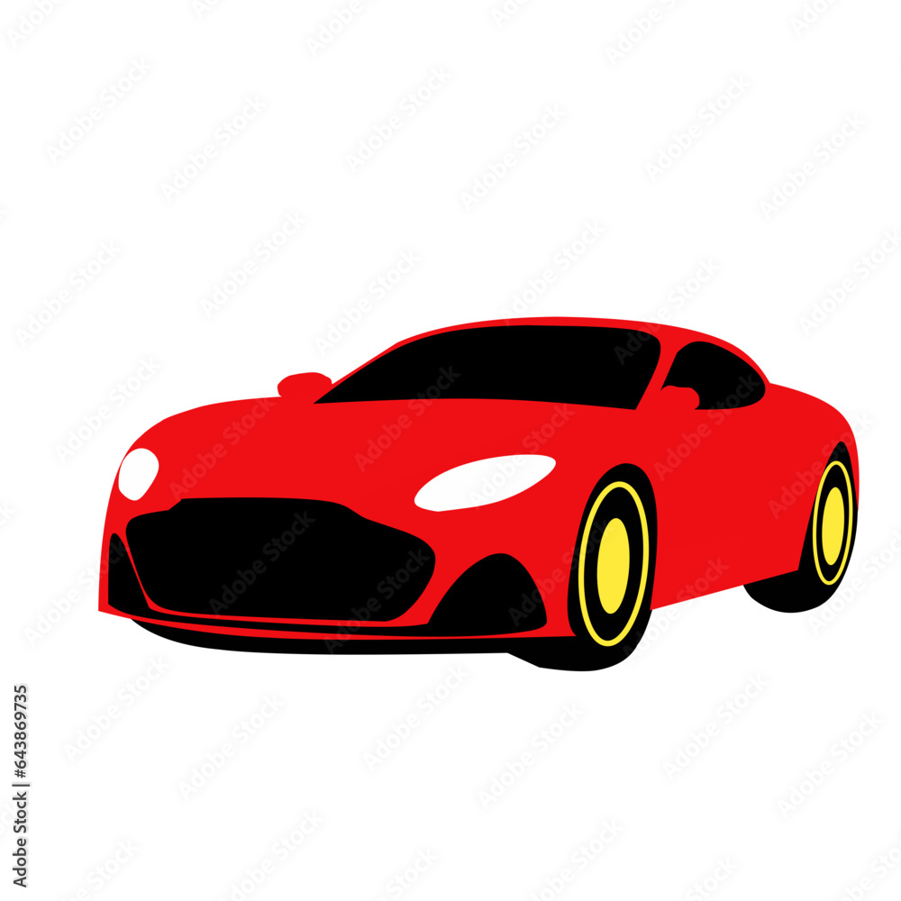 Racing car illustration 