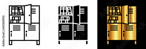 Book Locker representing a book locker, symbolizing secure storage for books, documents, and valuable materials.