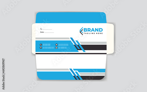 unique business envelope design template