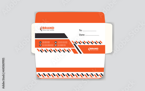 unique business envelope design template