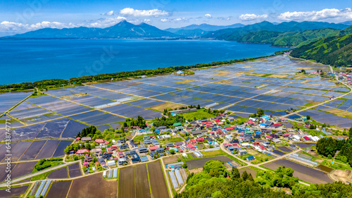 Mount Bandai and Inawashiro Lake, Japan,Fukushima Prefecture,Koriyama city photo