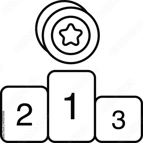 win line icon design style