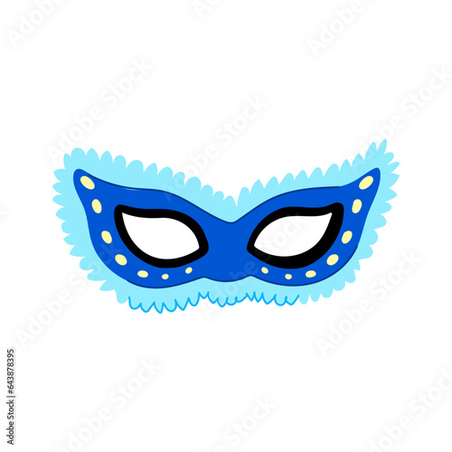 holiday carnival mask cartoon. celebration fashion, decoration venetian, mystery elegance holiday carnival mask sign. isolated symbol vector illustration