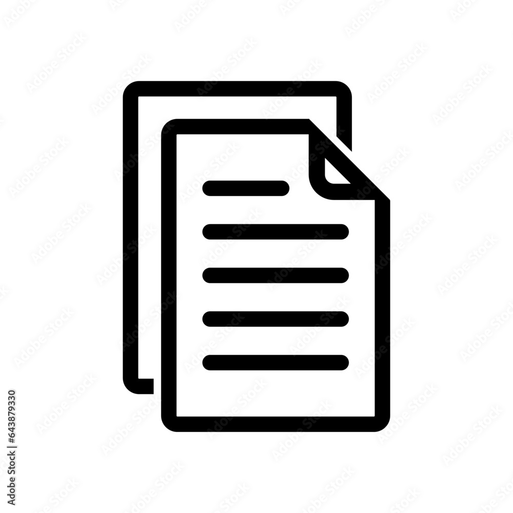 Paper Sheet Icon Vector Symbol Design Illustration EPS 10 Paper Sheet Icon Vector Symbol Design Illustration EPS 10