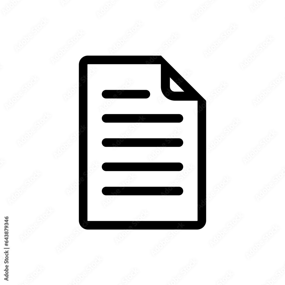 Paper Sheet Icon Vector Symbol Design Illustration EPS 10 Paper Sheet Icon Vector Symbol Design Illustration EPS 10